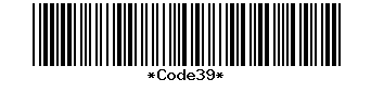 Code 39 Extended, without check digit